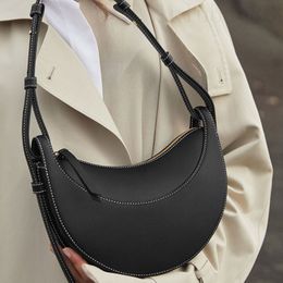 Sac de créateur Numero Dix Sacs à bandoulière demi-lune en cuir fourre-tout femme hobo sac petite lettre côté zip luxe sac à bandoulière charmant couleur pure chic e4