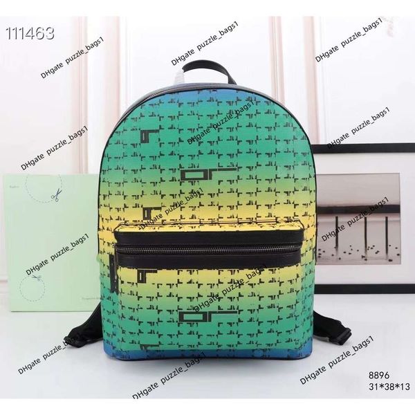 Sac de designer hors marque sac à dos blanc mode pour hommes et femmes grande capacité sac de voyage de loisirs laser toile approbation usine ventes chaudes en gros