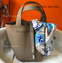 Bolso de diseñador Picotin Lock Bag Cesta de comida Bolso de cubo Bolso Moda Clásico Calidad superior Bolso de cuero genuino para mujer Lujo por encargo Para mujer personalizado ba