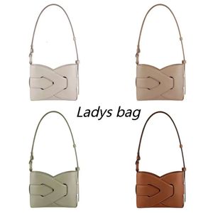 Designertas Polen Nodde Mini Cyme Tas Tonca Getextureerde Duo Schouder Kameel Nano Ma Tote Dames Crossbodytassen Dames Handtas Leren Tas Halve Maan Onderarm