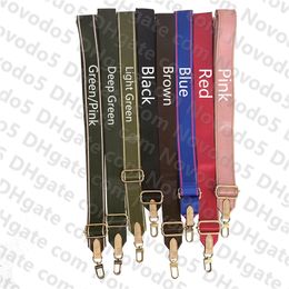 Designer Bag's Strap Fashion Bandoulière Ceinture Bretelles en 8 couleurs Canvas Bag Part Accessoriy