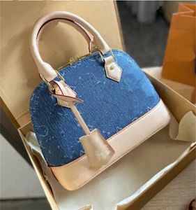 Designer Bag Shell Bag denim Tote dames luxe handtas schouder pochette crossbody koppeling avondkoppeling tas mode tas