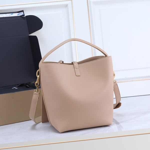 Sac de créateur, sac de seau en cuir brillant, tube de contour propre sac à bandoulière tridimensionnel, sac pour femmes, sac à main crossbody, mini portefeuille 2 en 1, sac à main de luxe de haute qualité