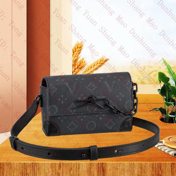 Sac de créateur Steamer Trunk Portefeuille portable Mini Sacs à bandoulière Monogrammes Taurillon Gaufrage Cuir Messenger Sac à bandoulière Pochette Hommes Femmes Sac pour appareil photo M81746