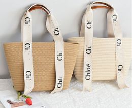Sac de créateur Summer du panier de légumes tissés de mode pour femmes Arc de plage sac de paille sac de paille de paille de luxe sac à main sac à main