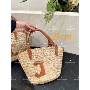 2024 Sac de créateur Été Femmes Mode Tissé Panier De Légumes Sac Arc De Plage Sac De Paille Seau Sac De Luxe Mode Sac À Main Sacs À Bandoulière Dhgate Stylisheendibags