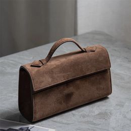 Symmetrie suede gladde lederen handtas retro koppeling vrouwen bakken enkele schouder crossbody tassen