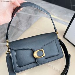 Bolso de diseñador Bolso tabby Bolso de lujo Bolso de moda para niñas Bolso de hombro para mujer Bolso de color sólido de alta calidad con cadena Bolso de moda Hebilla de recogida real Macaron bolso pequeño 24