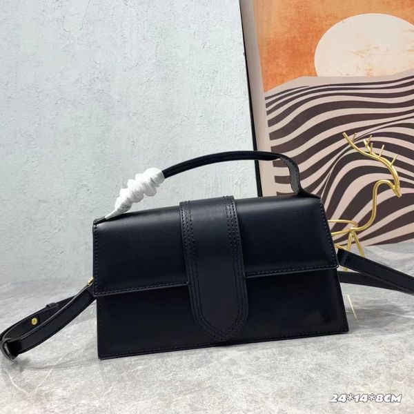 Bolso de diseñador las mejores mujeres bolsos de hombro de cuero lujos marca carta francia jaquemus bolso moda mujer solapa noche crossbody bolsa para mujer 25 cm bolsa de asas