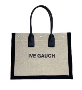 Bolsa de diseñador The Tote Bag Bag Large Bag Bag Diseñador 42cm Bolso de mano para hombres Lienzo de moda para mujeres Gran capacidad Bolsa de cercanías portátiles