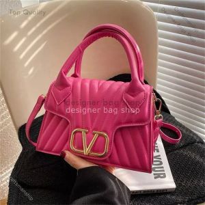 Bolso de diseñador Bolso de mano Outlet barato 90% de descuento Bolsa Moda Un hombro Mujer Pequeño Cuadrado 2023 Nuevo Urbano Elegante Cruzado Casual Textura Mujer 5548