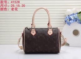 Bolso de diseñador bolso de mano cuerpo cruzado ONTHEGO Totes Mujeres Speedy Bolso Bandolera Correa Bolsos Señoras Tote Can Stamping shopping messenger bag 41528