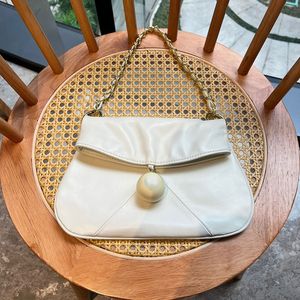 Designer tas draagtas hobo tas retro tafel tennis handtas luxe dames witte ketting schoudertas crossbody tas 24p luxe schapenvacht onderarm tas portemonnee cc tas