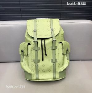 Sac de créateur sac fourre-tout pour hommes de luxe de luxe sac à dos sac en cuir en cuir sac à école masculine sac d'ordinateur haut de gamme