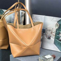 Sac de créateur sac fourre-tout puzzle sac à main en cuir de luxe pour femmes puzzons à main sac à main sac géométrie pour hommes