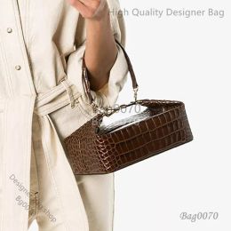 bolso de diseñador bolso de mano Bolsos de hombro Burminsa Caja HBP Forma Patrón de cocodrilo Bolsos de mujer Pequeño diseñador Mujer Lujo Señoras Crossbody Invierno