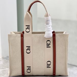 Bolso de diseño bolso bolso de verano bolso para mujeres de lujo de diseño de lujo con bolso de bolso de playa de lino casual bolso de compra de gran capacidad