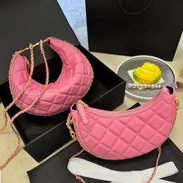 Bolso de diseñador Bolso de mano Marca clásica para mujer Bolso cruzado de moda de alta calidad Exquisito bolso hecho a mano Barra de cadena Hombro de alto grado Mini bolso Luxurys Mochila Importación