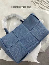 Borsa firmata Borse tote Candy Mini Jodie Tela di alta qualità Moda Versatile Denim Tessuto Autunno e inverno BiVes Teen Intrecciato