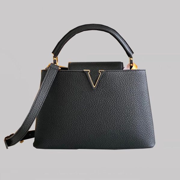 Bolso de diseñador Bolsos de mano Bolso de hombro Bolsos de mujer Moda Gran capacidad Piel de cocodrilo Sólido Clásico Metal de lujo Bolso de mano de cuero real bolso cruzado