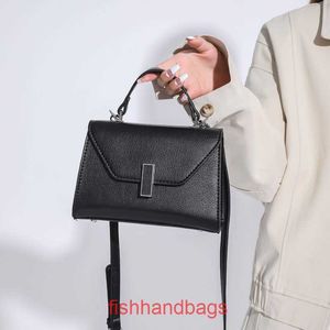 Bolso de diseñador Valextra Iside Bolsos Bolso clásico para mujer con hebilla de bloqueo simple Bolso diagonal de un solo hombro celebridad de Internet con logotipo real