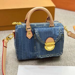 Sac de créateur sac de jean vintage femmes croix croix sac à main luxe sacs hobo sacs bourses de messager de fleur en jean bleu