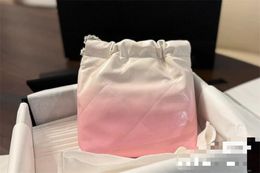 Billetera de bolso de diseño clásico cadena de lujo de moda flor de la moda damas marrón bolso de cuero bolso de hombro de diseñador compra rosa bolso blanco bolso bolso con caja m2