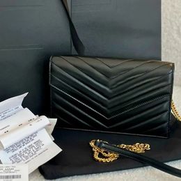 Bolsa de diseño Bolsa Mutil-Color Bold Bags 23cm Flap Classic Luxury Crossbody Bag Fashion Bolsas de piel de oveja Woc Bolsas