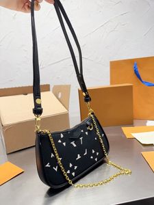 Designer tas vrouwen crossbody schoudertassen ketting portemonnee dame gemakkelijk zakje op riem portemonnee letters reliëf bloemstrepen luxe merk handtassen