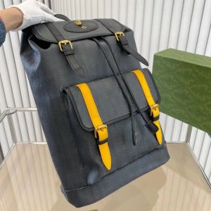 Bolsa de diseño Mujeres Diseñador de moda Mochila para hombres Mochilas de oro Logotipo Presbyopia Logotra Roja Verde Green Buckle Flip Mochila