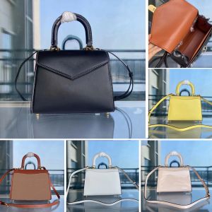 Sac de créateur pour femme Sacs à main Poignée supérieure Fourre-tout Classique Lettre C Push Lock Rétro Sacs à bandoulière en cuir de veau Messenger Sac à main Sangle amovible Bandoulière avec doublure marron