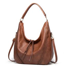 Designer tas dames luxe kwastje schoudertassen boodschappentas met make-up tas zacht lederen zijtas vrouwelijke forens handtas schouder boodschappentas tote HBP PRPU