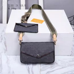 Sac de créateur femme vieux sac à main fleur Pochette Felicie sac fourre-tout classique 3 pièce/ensemble sac à bandoulière à carreaux pochette chaîne bandoulière messager mini sac à main sac à dos L2