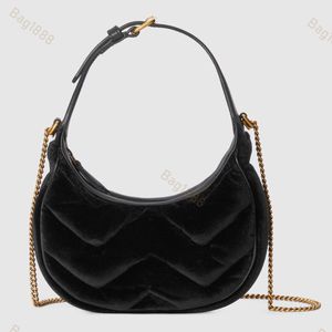 Sac de créateur, sac à main pour femme, sac sous les bras en daim, sac à main en forme de croissant, cuir luxueux et de haute qualité, lettre pour femme, sac à bandoulière d'automne et d'hiver