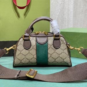 Designer Bag Women's Mini Portable Tote bag 724606 Vintage Leather Bag Fashion Shoulder Bag Temperament Crossbody Bag Wallet Card Bag