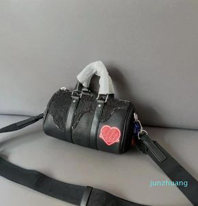 Designer tas damesschouderemmertassen 47 denim stiksel luxe handtas vrouw kussen echte lederen handtassen draagt ​​m81011