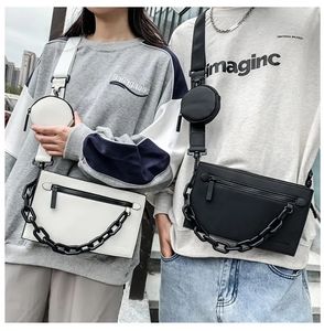 Bolso de diseñador bolso de hombro para mujer bandolera cadena bandolera niños personalidad todo-fósforo bandolera para hombre tendencia Cremallera Bolsillo para teléfono móvil Ranura para identificación HBP dicky0750