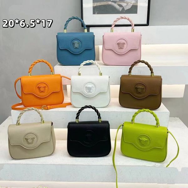 Bolso de diseñador Bolsos de mano para mujer Bolso de lujo Bolso de hombro Cartera de luna Bolso cosmético Bolso subaxilar de color sólido Bolso de compras versátil Tienda de fábrica