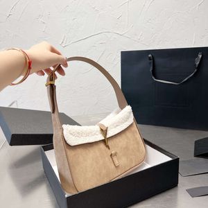 Sac de créateur pour femmes boucle or de boucle simple sac d'épaule en cuir en cuir rétro diagonal croix portant un sac sous arme portefeuille sac à main sac à main sans boîte avec sac à poussière