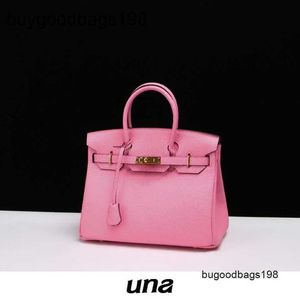 Bolso de diseñador Bolsos para mujer Hecho a mano 7a Flor de cerezo rosa Cuero genuino Platino Capa superior Bolso de piel de vaca X6M6