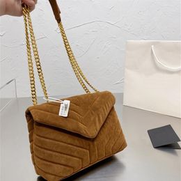 Borse firmate 2021 borsa da donna alla moda originale borsa a tracolla a catena singola borsa classica autunno e inverno taglia 23 16cm253Y