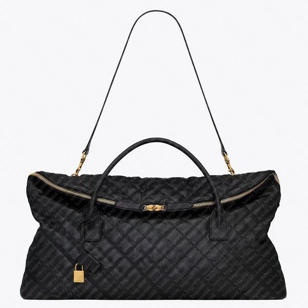 Bolsos de diseñador Marca clásica Bolsos de mujer Bolsos de viaje para hombres Paquetes de cuero genuino negro para exteriores Bolsas de lona de lujo Bolso deportivo de gran capacidad Bolso de hombro de moda para dama