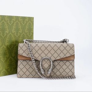 Bolsos de diseñador, bolso de mensajero clásico, bolso de gamuza, cinturón con hebilla Shekou, bolso de cadena de cuero de alta calidad