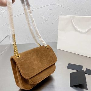 Designer Bags Designer Tassen Fashion Classic Mat Leather Niki Chain Bag Twocolor Cross Body Shoulder Bag