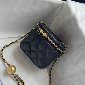 Sacs de créateurs Sac à chaîne de diamants réseau Mini Super Femmes Sac de luxe Cross Cross Body Handsbag Famous Fashion Sacs Sacs à bandoulière Noir Crossse Crossbody Golden Globe Box