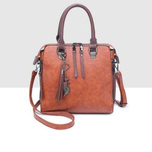 Designer-bags voor dames 2019 De nieuwe Koreaanse versie Shell Handtassen Tassel Big Bags Slinger voor Vrouwelijke Simple Messenger Tote