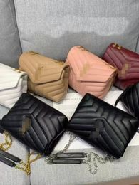 Sacs de créateurs pour femmes hommes luxe 7color embrayage rabat caméra épaule sac à main mini sac à main en cuir chaîne en or cross body fourre-tout enveloppe sacs