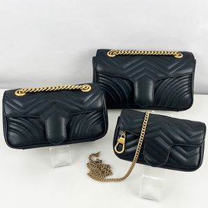 Designer tas mode schoudertassen luxe handtassen hoogwaardige dames cross body klassieke tote 3 maten luxe topkwaliteit echt leer met serienummer tas