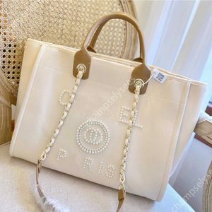 Designer Tassen handtassen TOTE TAG KANKEN KAKT BAGSS STRAND VROUW DUREUWE LUXURE FASHIER BREIDEN BUITEN Schouder Grote capaciteit canvas boodschappentas32