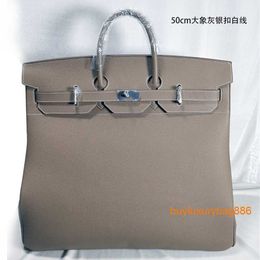 Designertassen Handtassen met hoge capaciteit 50 cm tas Leren tas Grote reistas Tas met grote capaciteit Leren reistas Dominante herentas HB 7HVQ